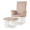 Glider And Ottoman Cushion Set Wooden Baby Nursery Rocking Chair